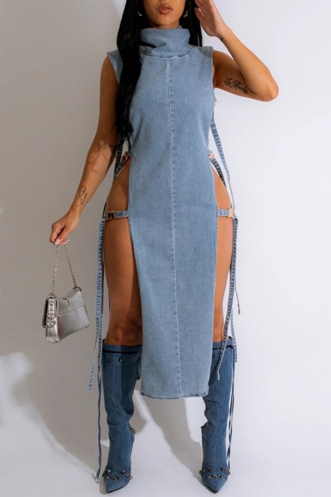 Show Stopper Denim Dress