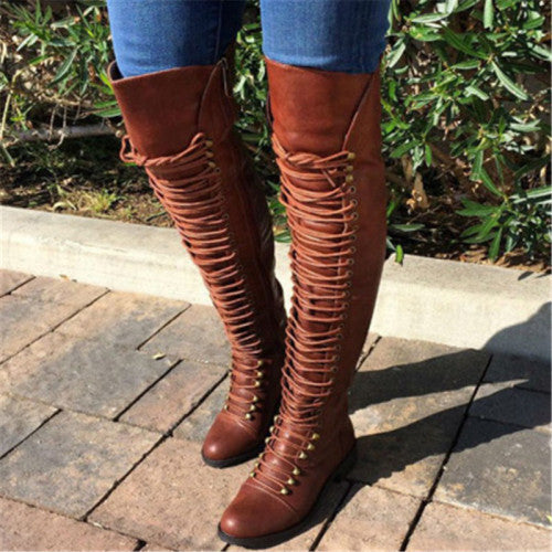 Brown Knee High Boots