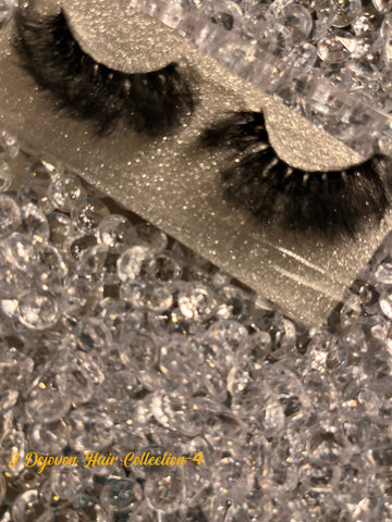 J Dejovon Hair Collection-4 Fluffy Mink lashes