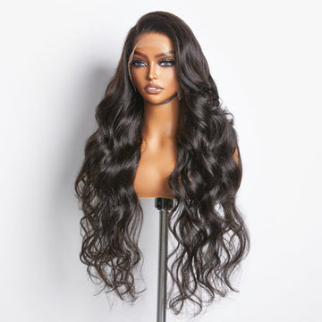 100% Virgin Hair 20-34 inch 200% Density 13x4 Full Frontal Lace Wig Body Wave